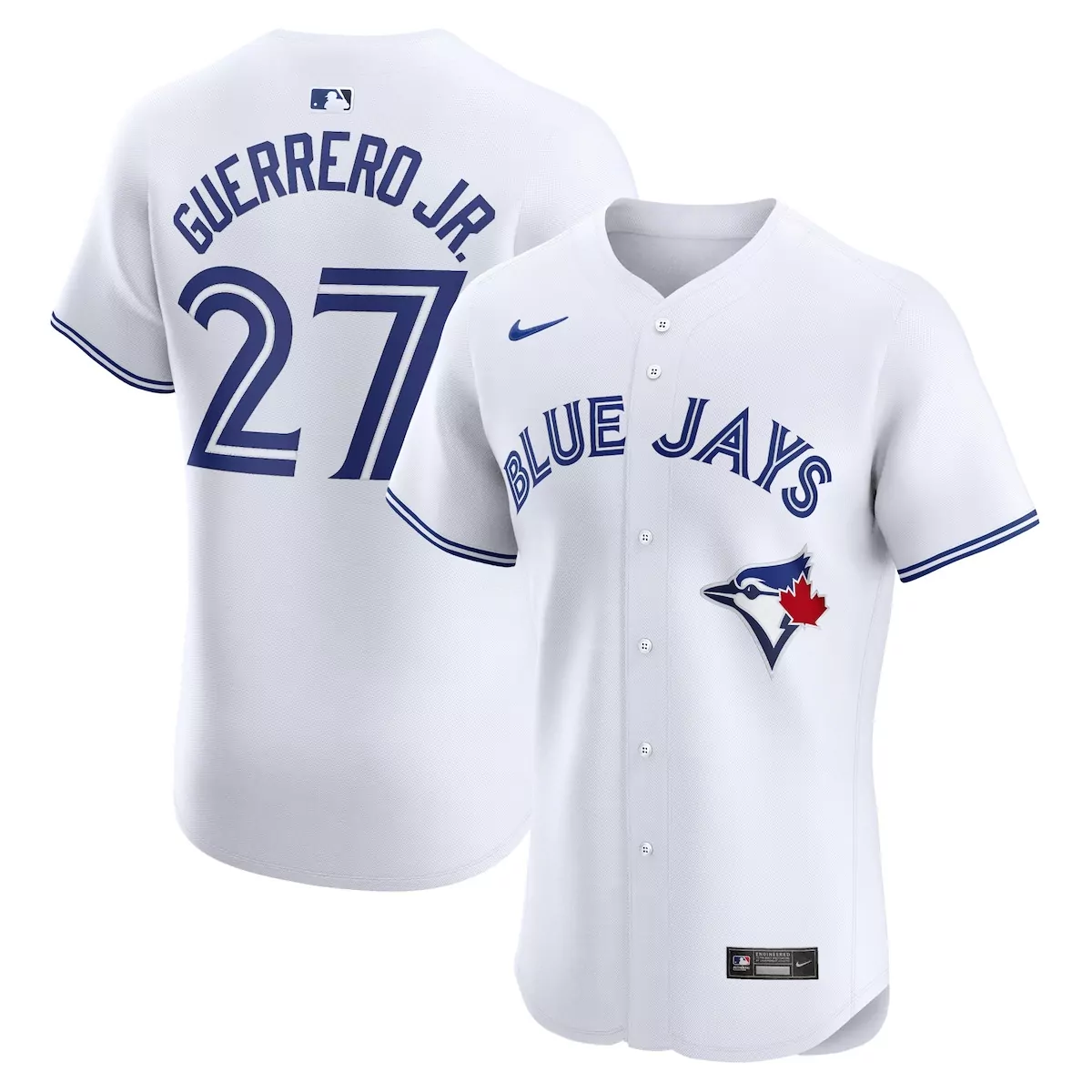 toronto blue jays vladimir guerrero jr white home elite player jersey