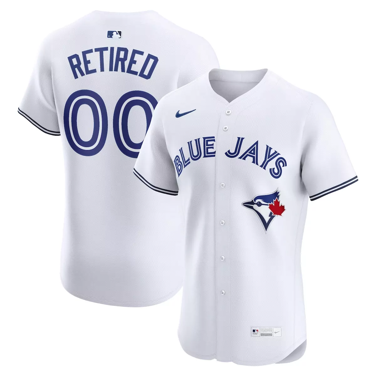 toronto blue jays white home elite pick a player retired roster jersey