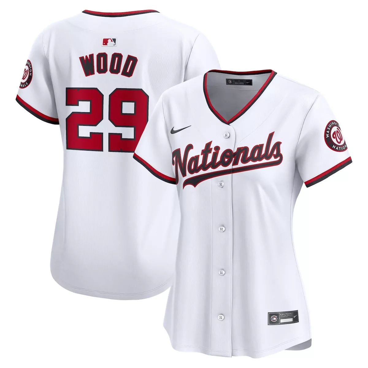 washington nationals james wood white home limited player jersey