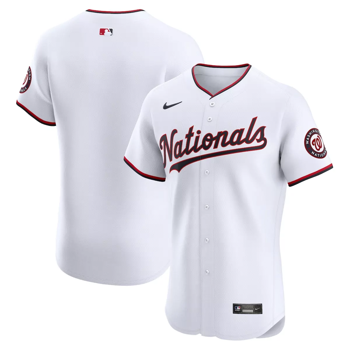 washington nationals white home custom 2 0 jersey