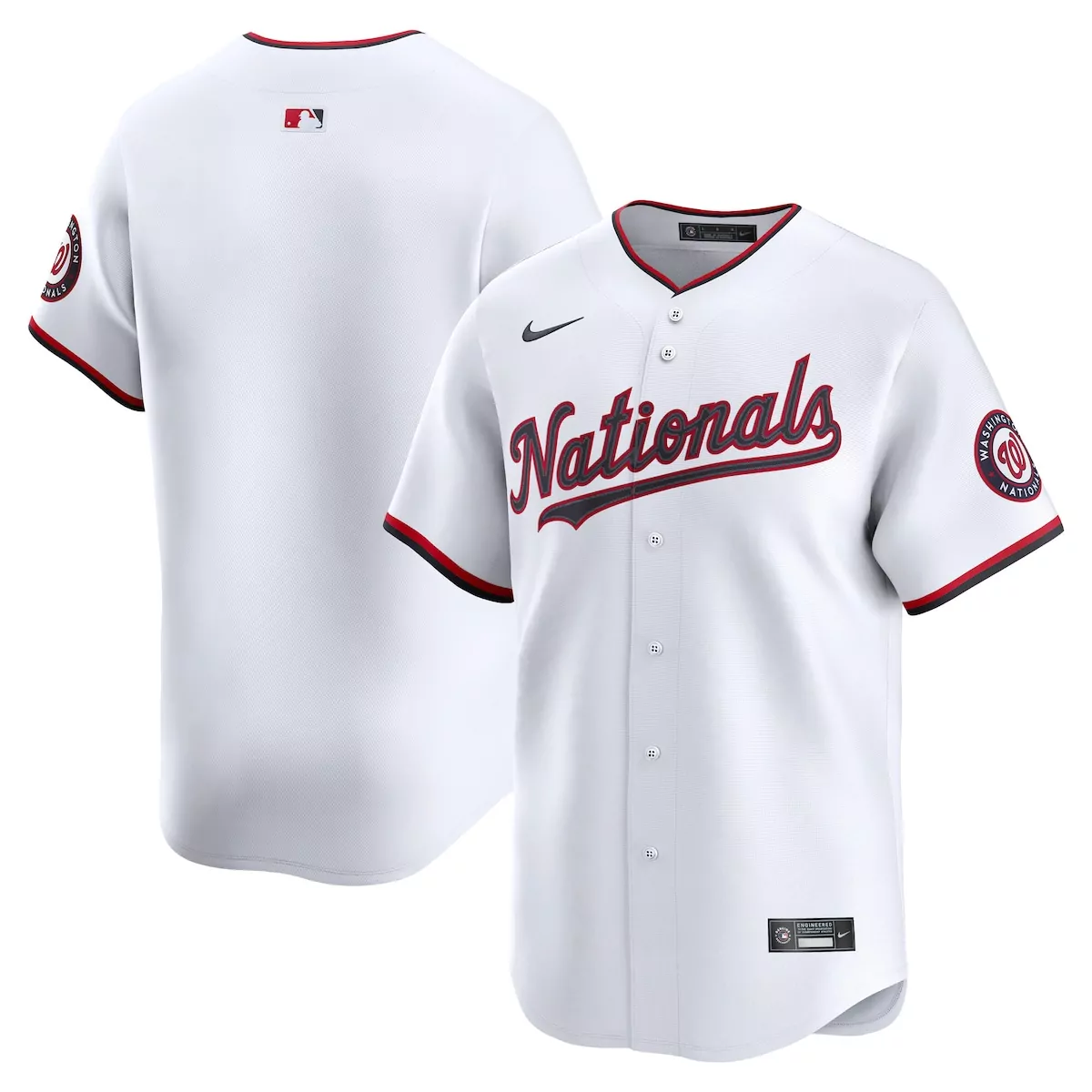 washington nationals white home limited jersey wpi