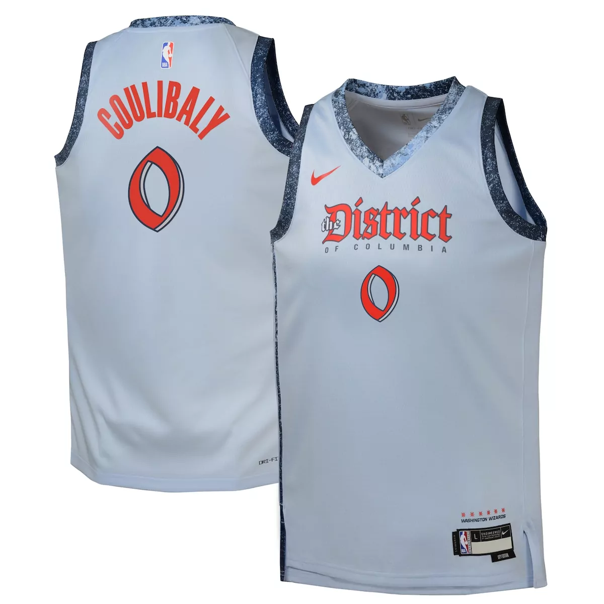 washington wizards city edition jersey 2024 blue bilal coulibaly