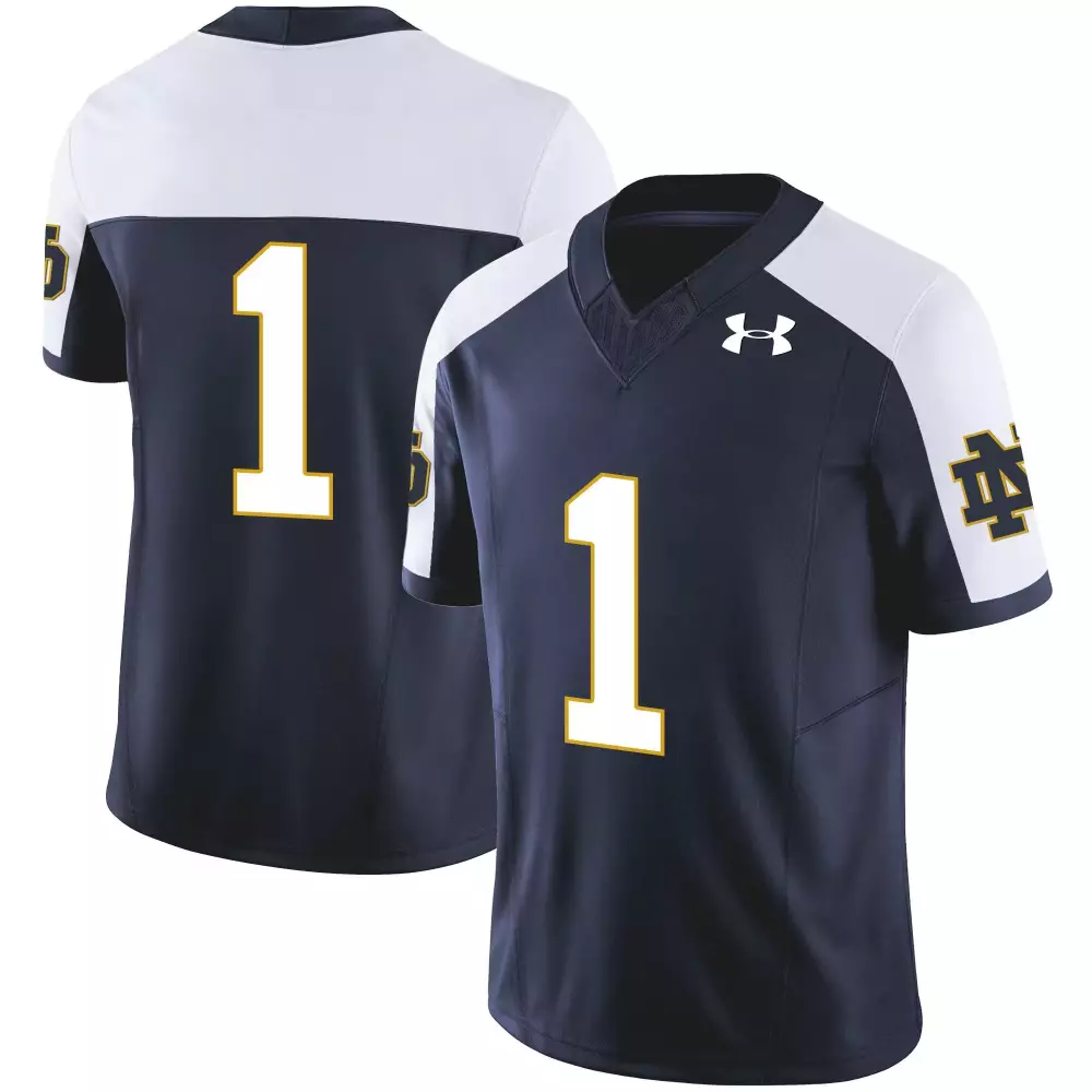 1 team alternate mens notre dame fighting irish vapor limited jersey all stitched