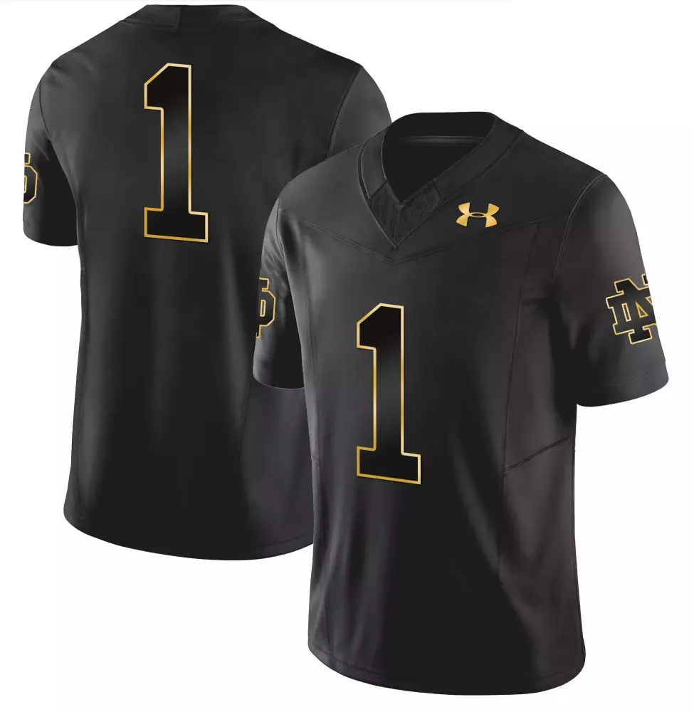 1 team alternate mens notre dame fighting irish vapor limited jersey all stitched