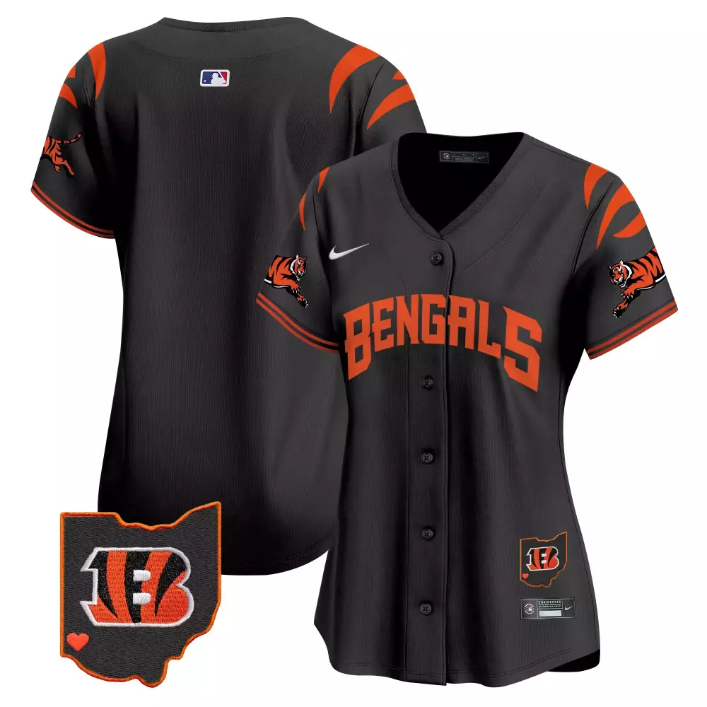 Cincinnati Bengals Women's Black Vapor Premier Limited Jersey | All Stitched Fan Gear | For Men, Women & Youth