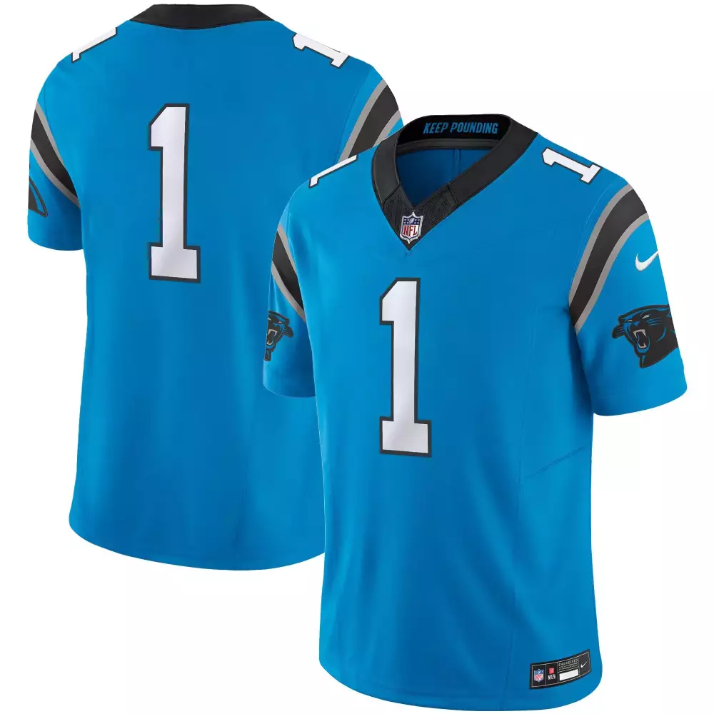 1 team black mens carolina panthers wakanda vapor limited jersey all stitched