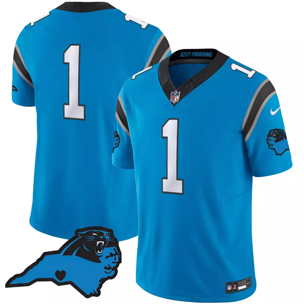 1 team black mens carolina panthers wakanda vapor limited jersey all stitched