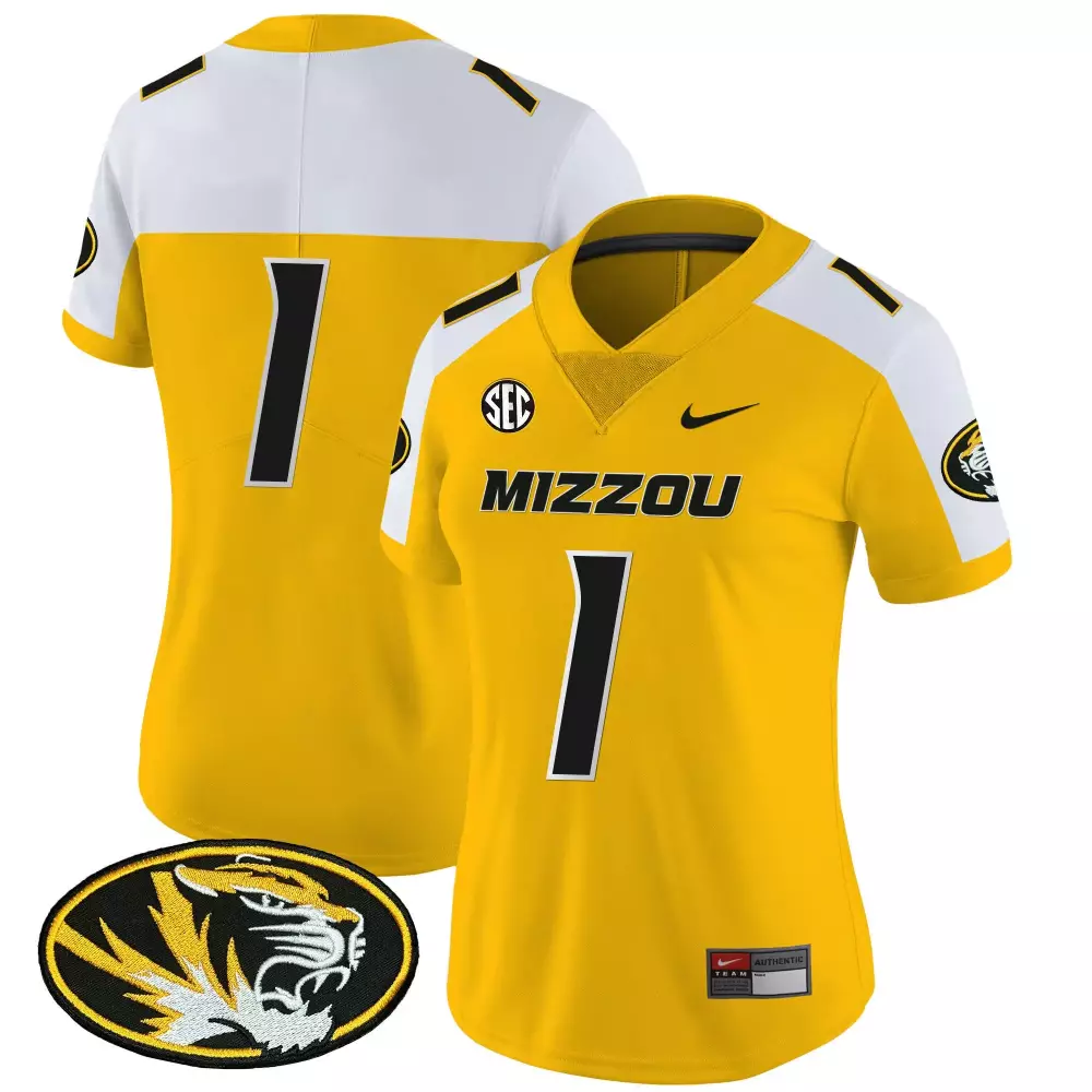 1 team black mens missouri tigers vapor limited jersey all stitched