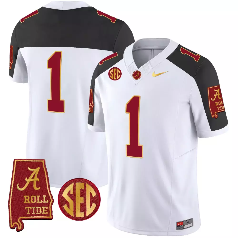 1 team crimson youths alabama crimson tide vapor limited jersey v5 alabama map all stitched
