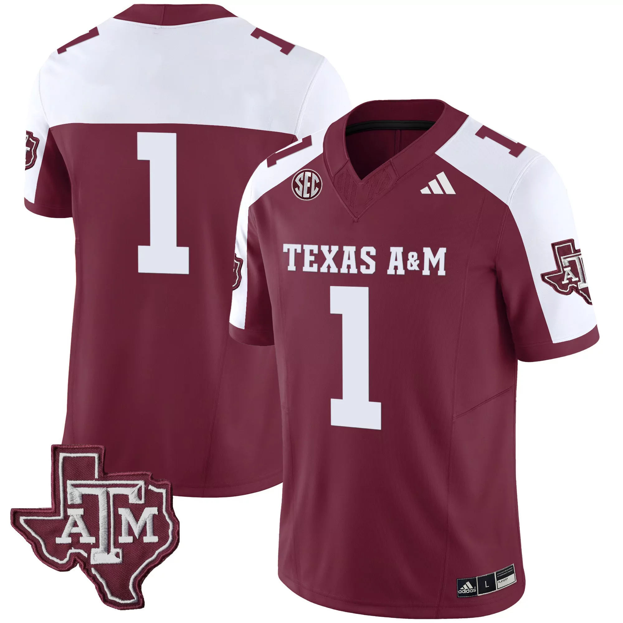 1 team green mens texas am aggies mexico vapor jersey all stitched
