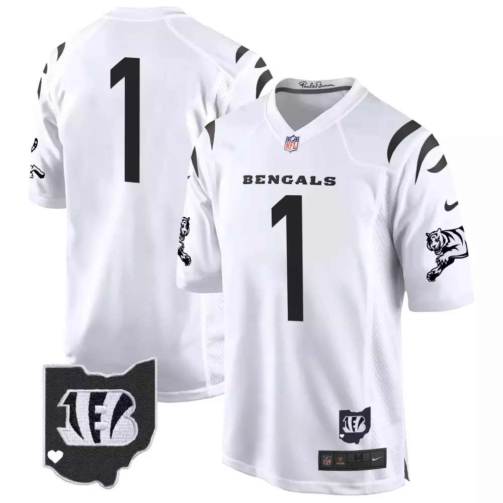 Cincinnati Bengals 2024 White Limited Game Jersey | Stitched Fan Gear for Men, Women & Youth | Perfect for Game Day