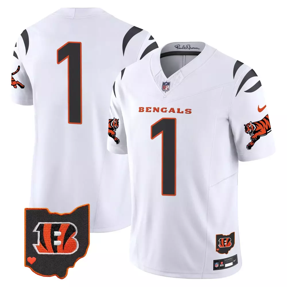 Cincinnati Bengals 2024 Orange Vapor Limited Jersey | Stitched Fan Gear for Women | Perfect for Game Day
