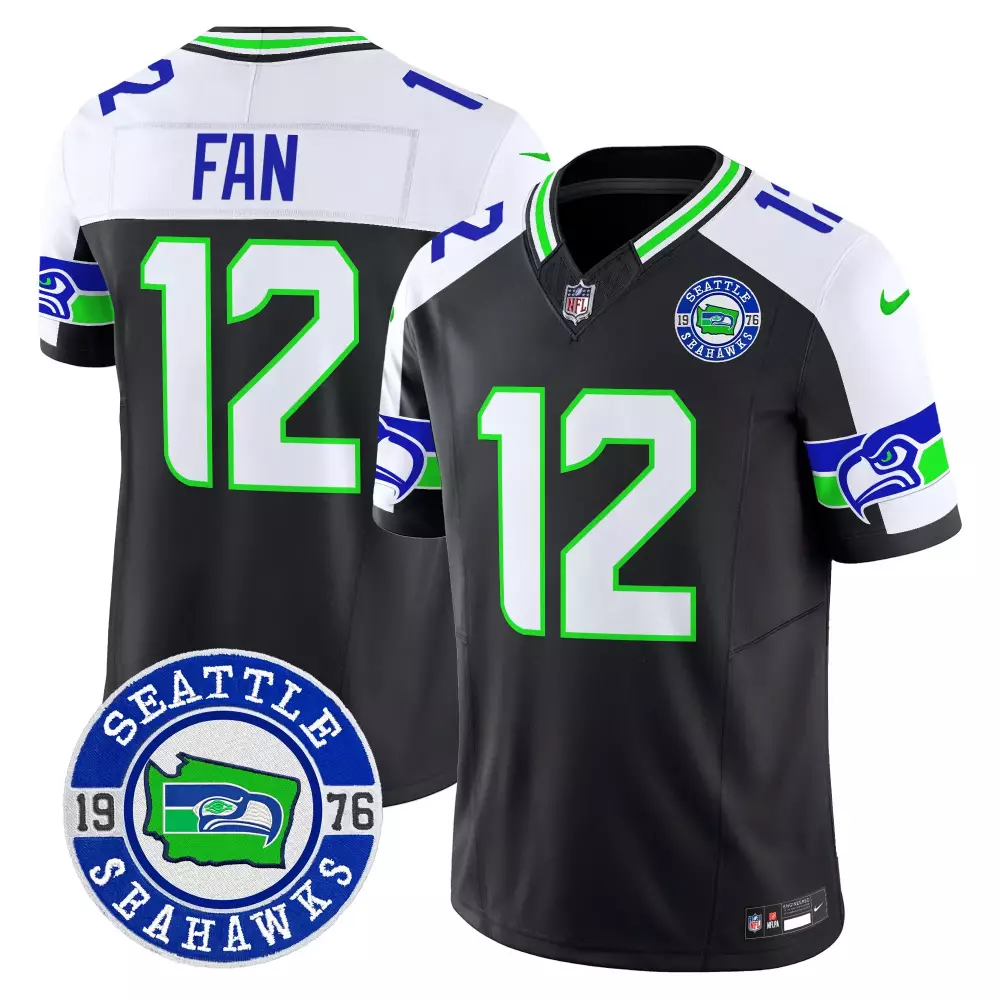 12th Fan Alternate Men's Seattle Seahawks Throwback Gold Vapor Limited Jersey | All Stitched | Special Edition Fan Gear | For Men, Women & Youth