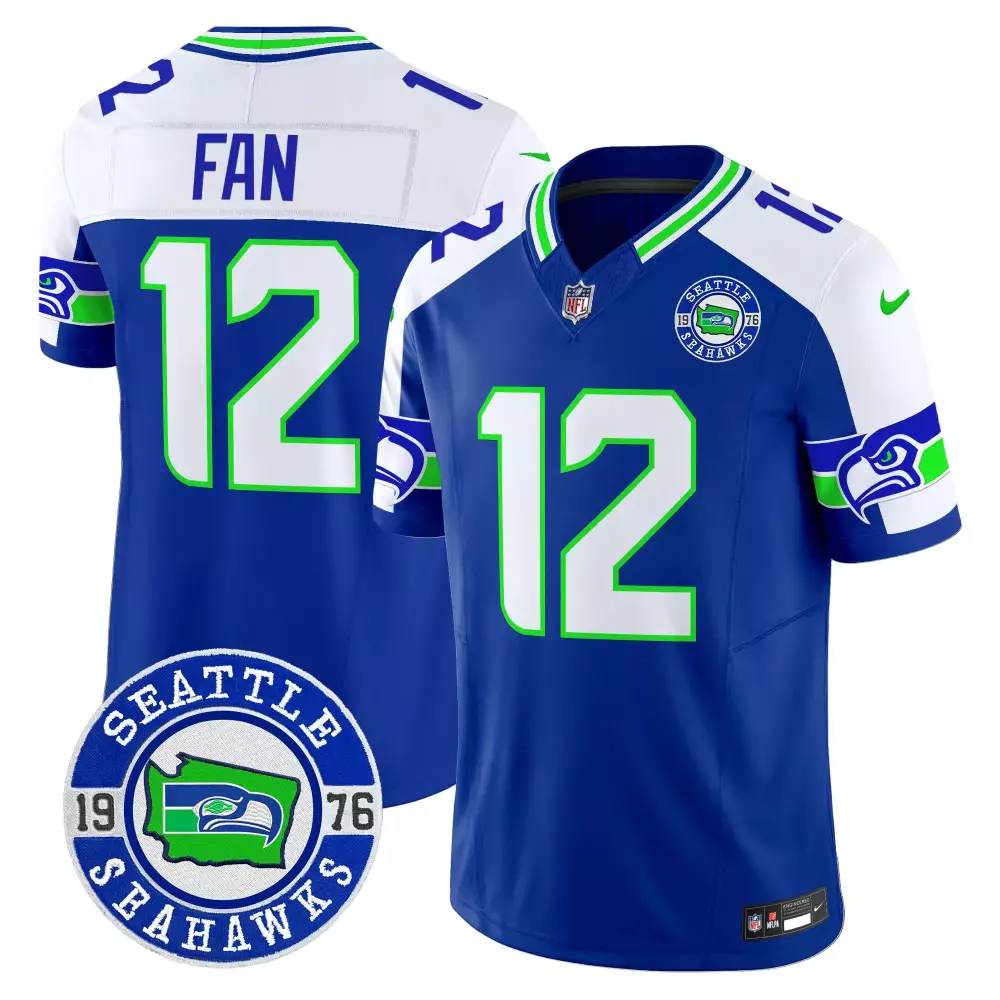 Seattle Seahawks 12th Fan Neon Green Game Jersey | Stitched Fan Gear for Men, Women & Youth | Perfect Game Day Outfit