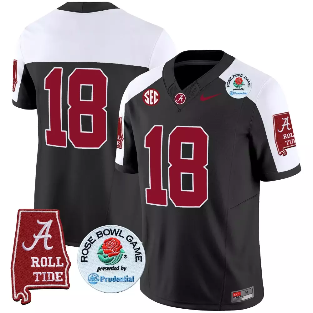 18 champs black alternate mens alabama crimson tide nick saban 7x champions patch vapor jersey all stitched