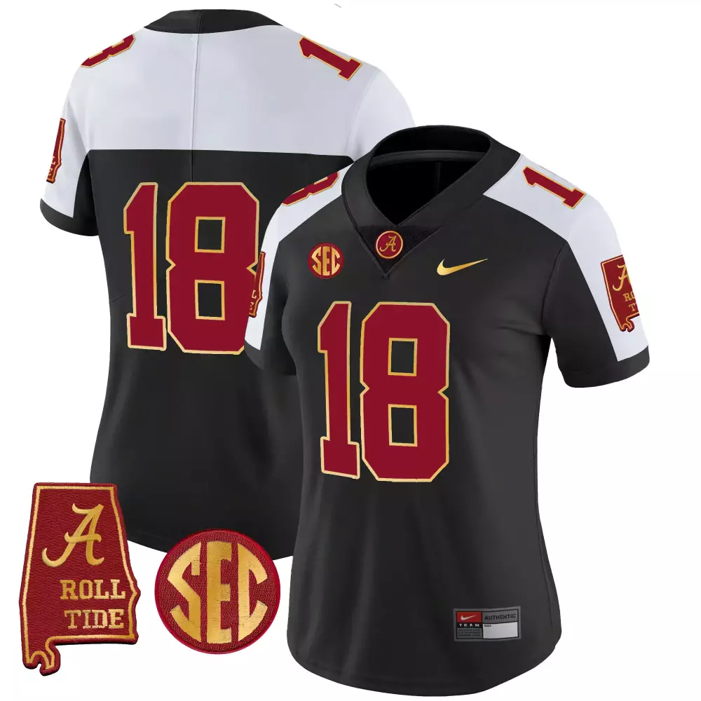 18 champs black alternate mens alabama crimson tide vapor limited jersey v5 alabama map all stitched