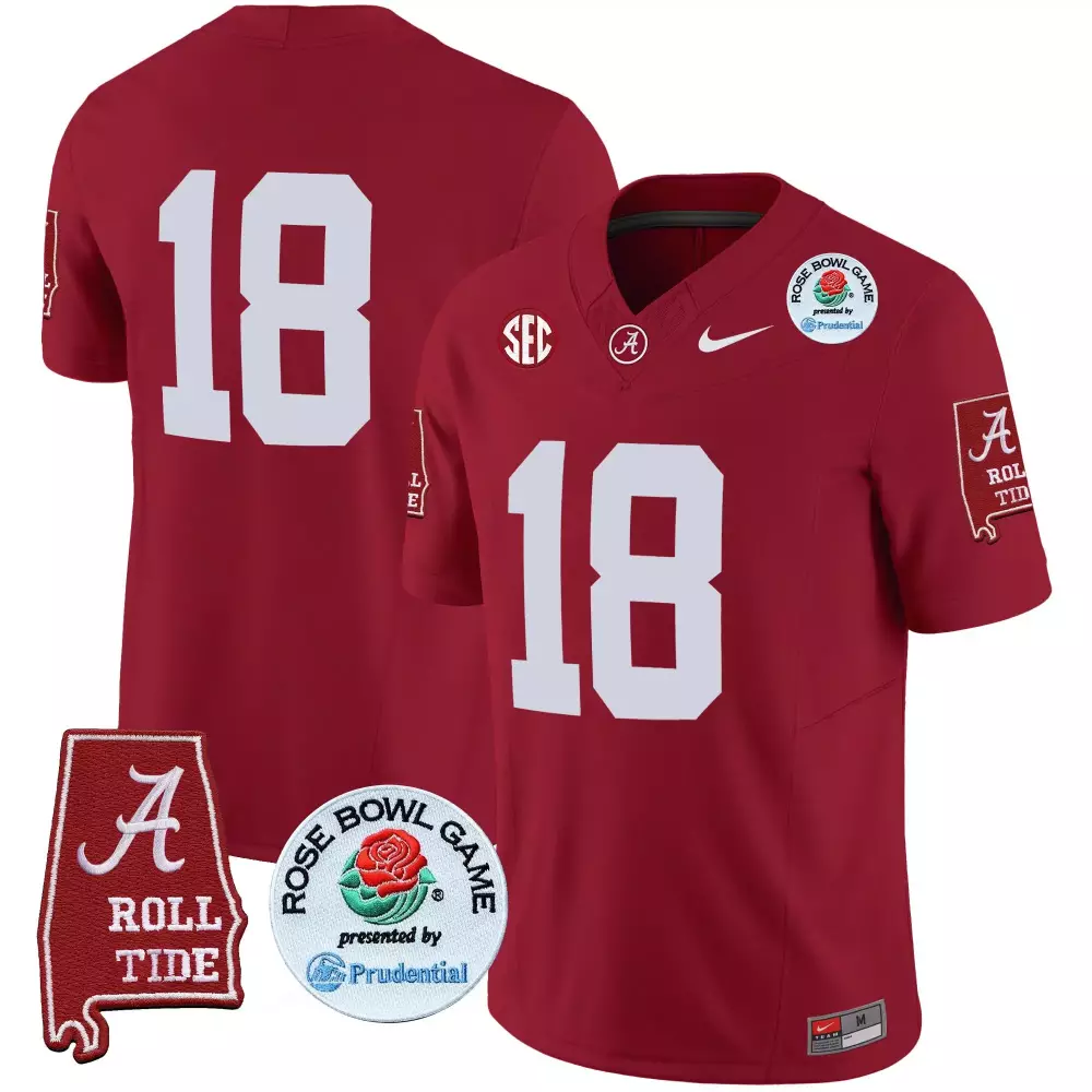 18 champs crimson mens alabama crimson tide gold trim vapor jersey v3 alabama map all stitched