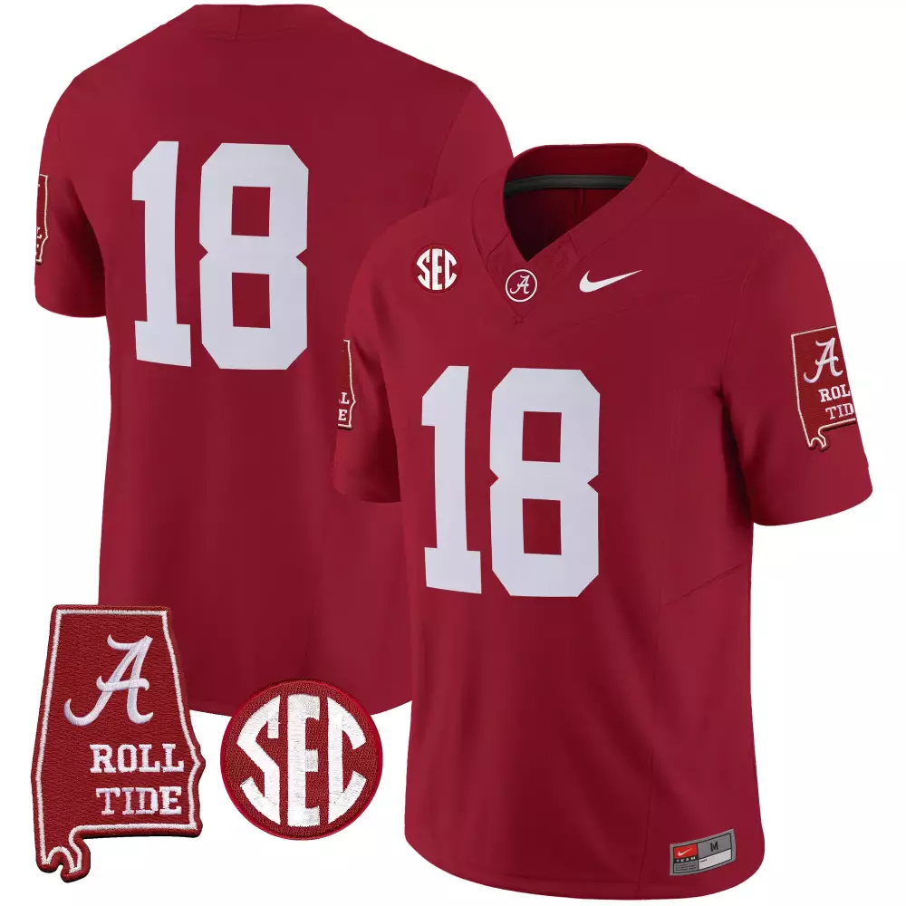 18 champs crimson youths alabama crimson tide vapor limited jersey v5 alabama map all stitched