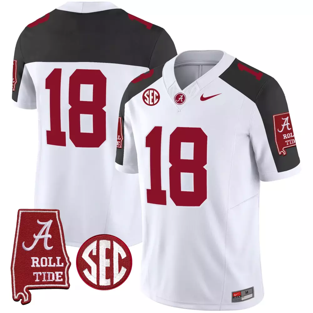 18 champs inverted mens alabama crimson tide rose bowl patch vapor limited jersey all stitched