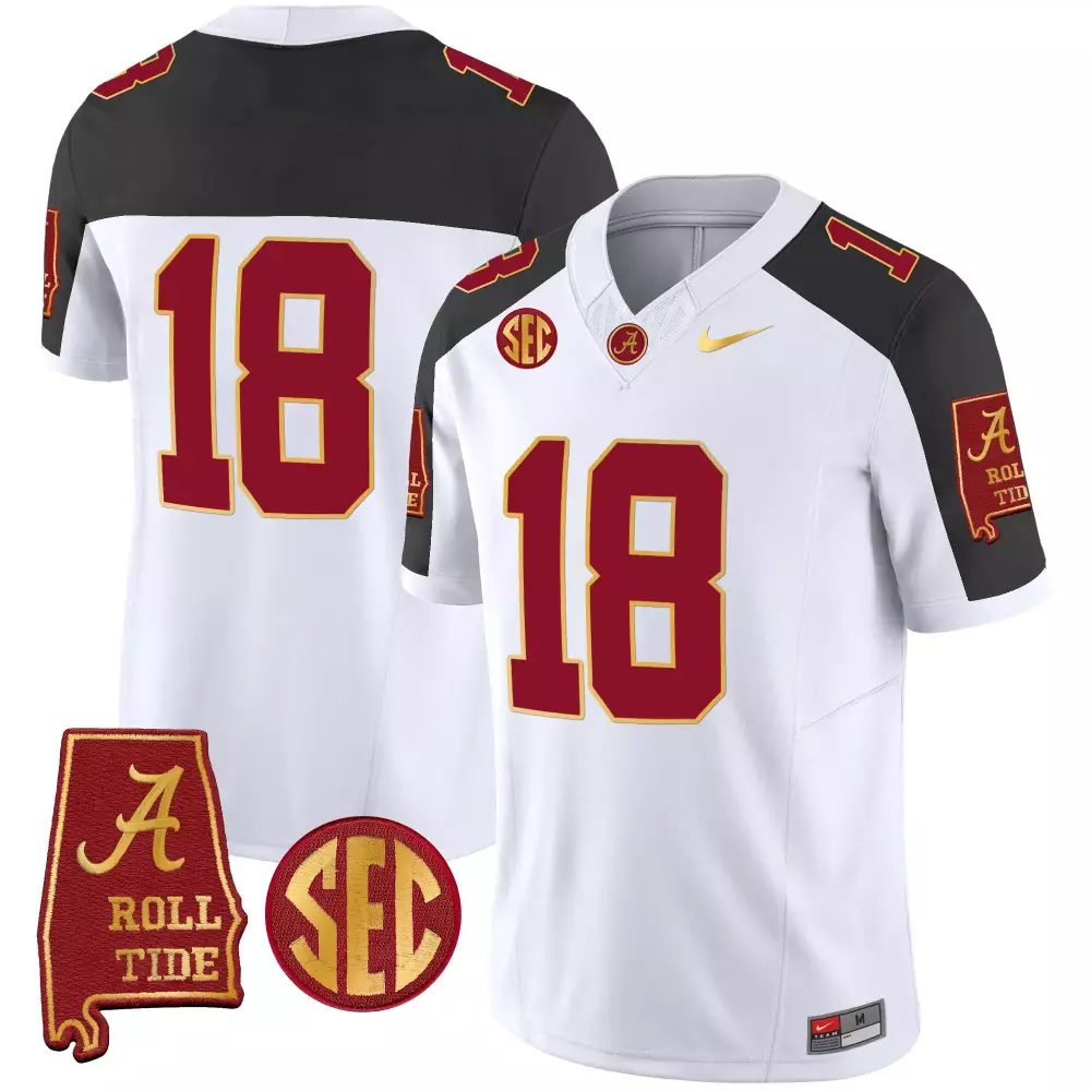 18 champs inverted mens alabama crimson tide rose bowl patch vapor limited jersey all stitched