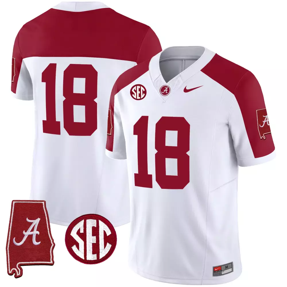 18 team crimson sleeves womens alabama crimson tide vapor limited jersey alabama map all stitched