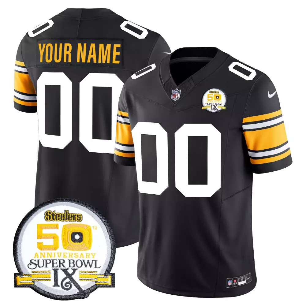 1975 Throwback Men's Pittsburgh Steelers Throwback Jersey | 2024 Vapor Limited Edition | Custom Fan Gear | For Men, Women & Youth