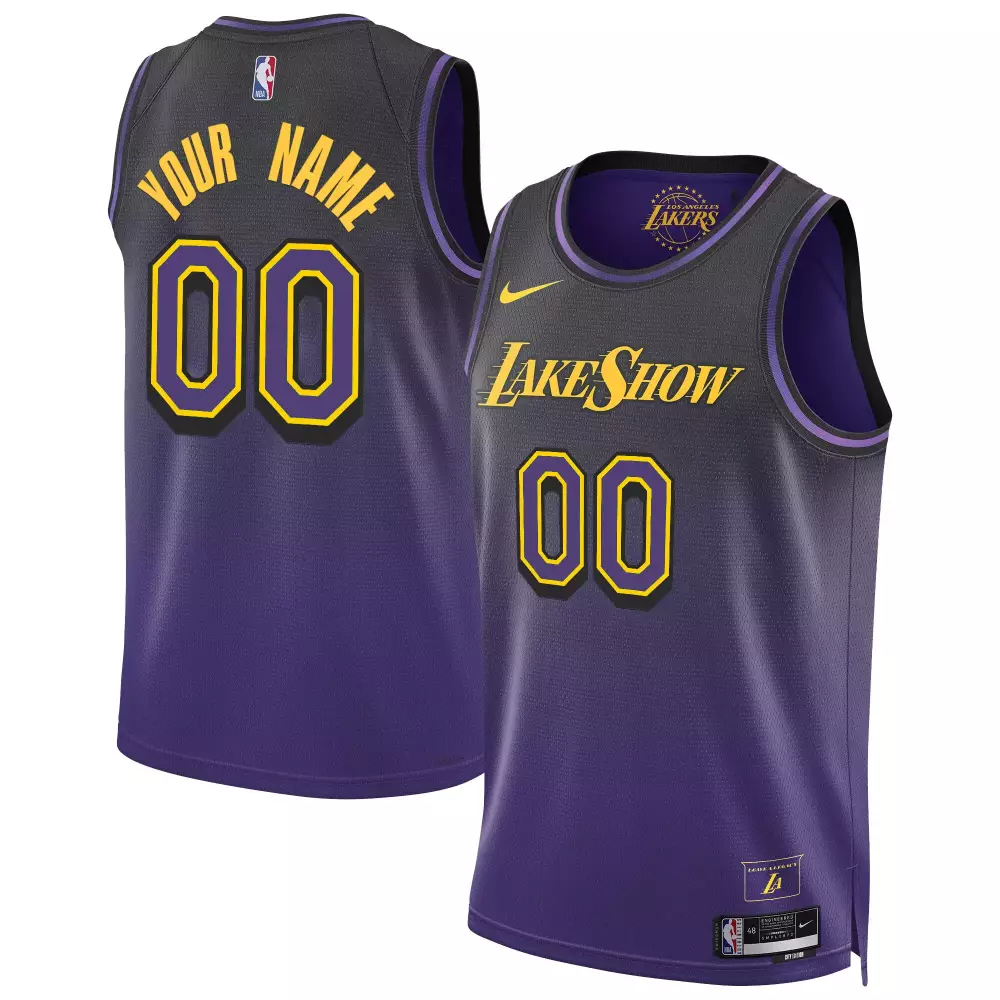 202425 city youth los angeles lakers swingman custom jersey all stitched