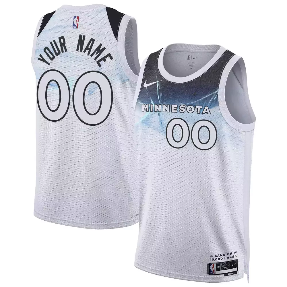 2425 city youth minnesota timberwolves swingman custom jersey minnesota patch all stitched