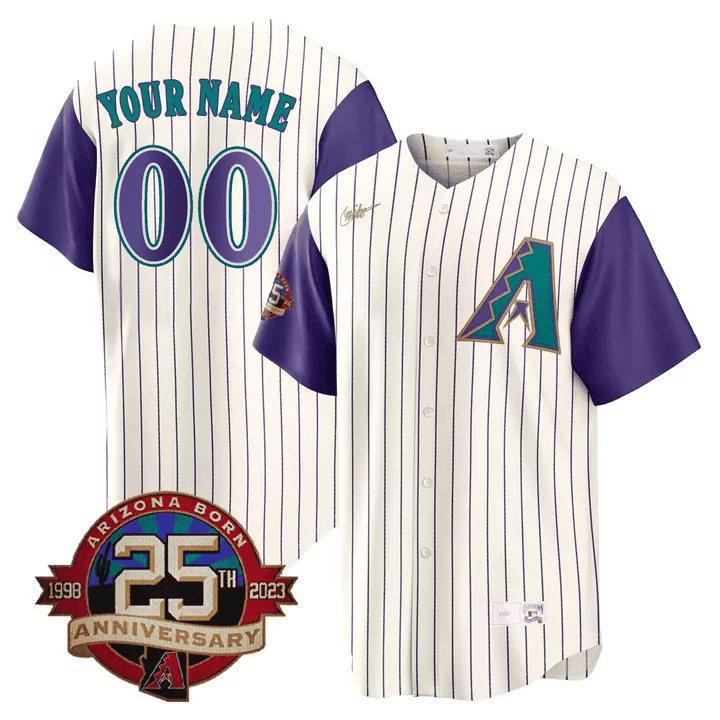 25th anniversary patch lourdes gurriel jr mens arizona diamondbacks throwback jersey 25th anniversary patch all stitched