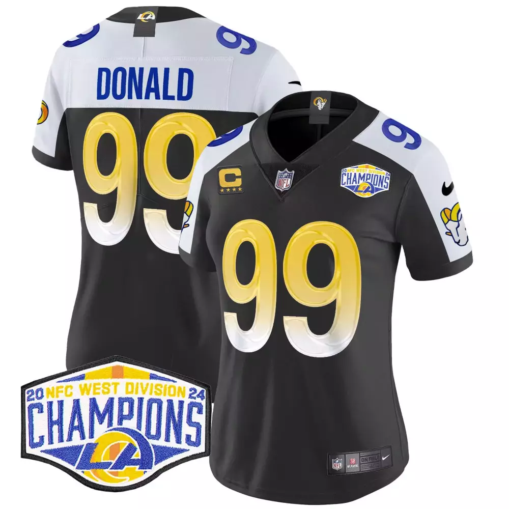 aaron donald black alternate mens los angeles rams california patch vapor limited jersey all stitched