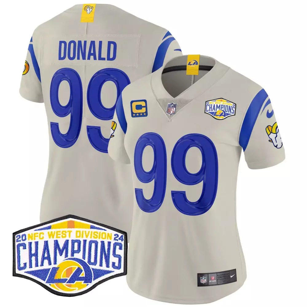 aaron donald bone mens los angeles rams vapor limited jersey v2 all stitched