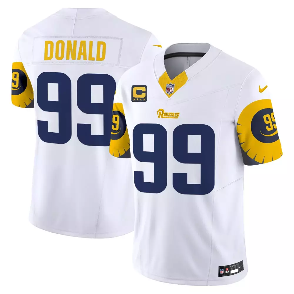 aaron donald white mens los angeles rams special vapor limited jersey all stitched