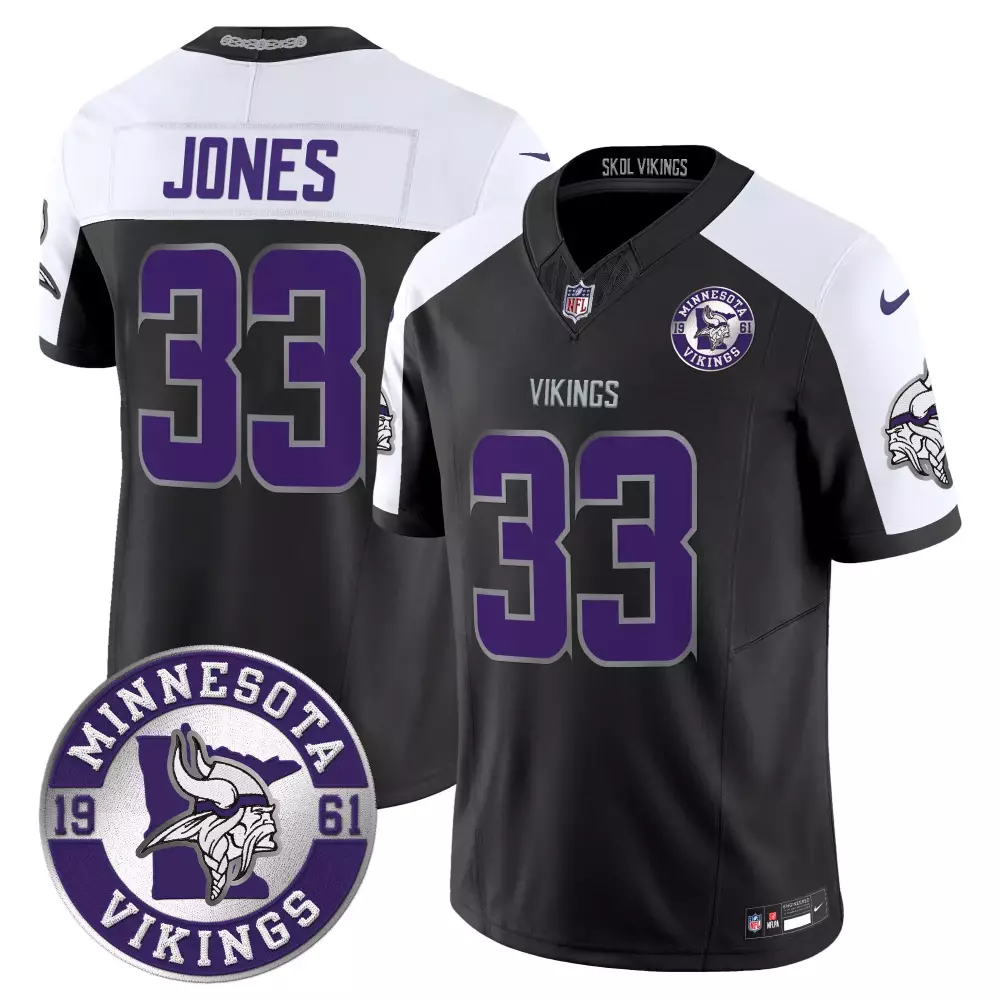 aaron jones army womens minnesota vikings 2024 salute to service establishment year patch vapor limited jersey all stitc