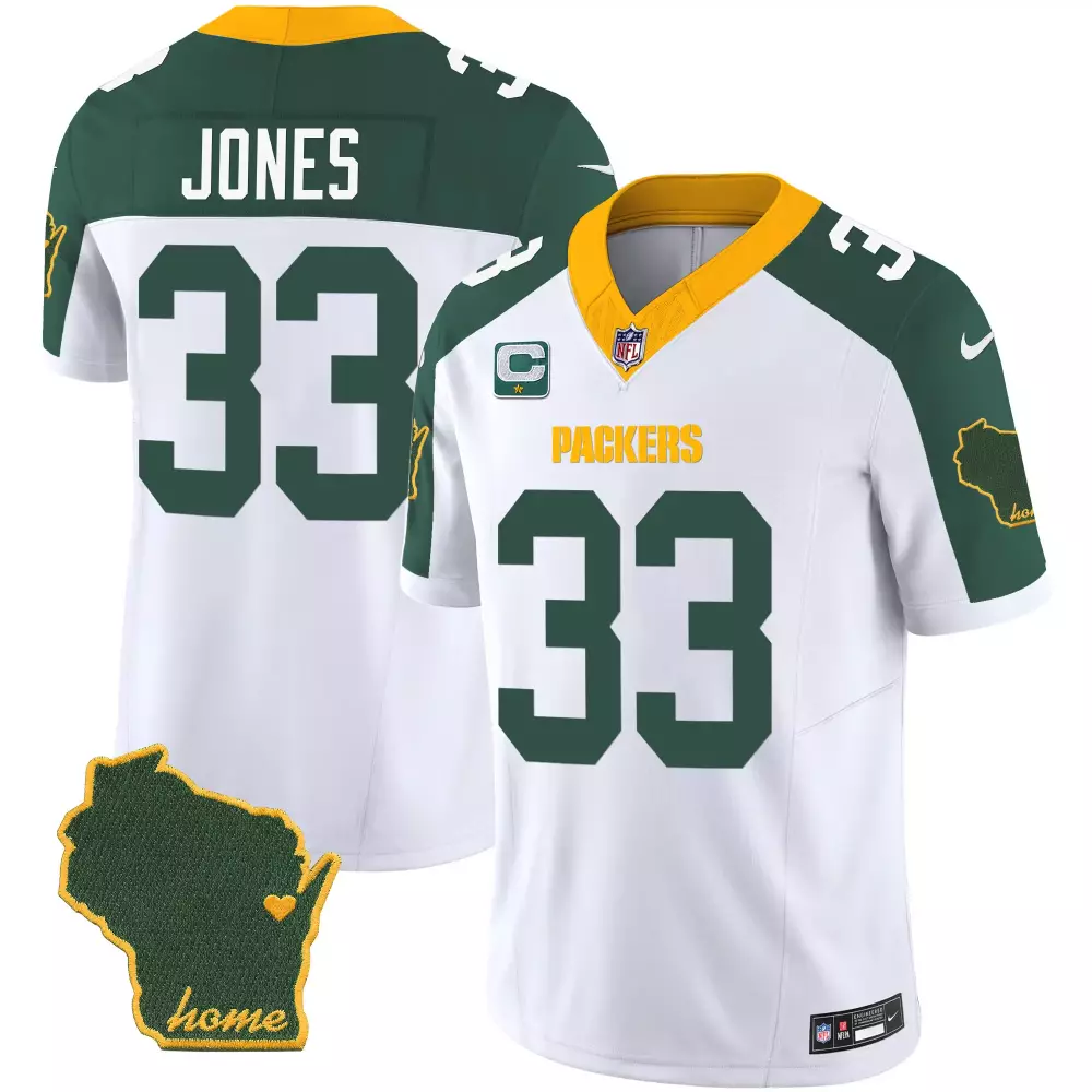 aaron jones green womens green bay packers 13 time world champions home patch vapor jersey all stitched