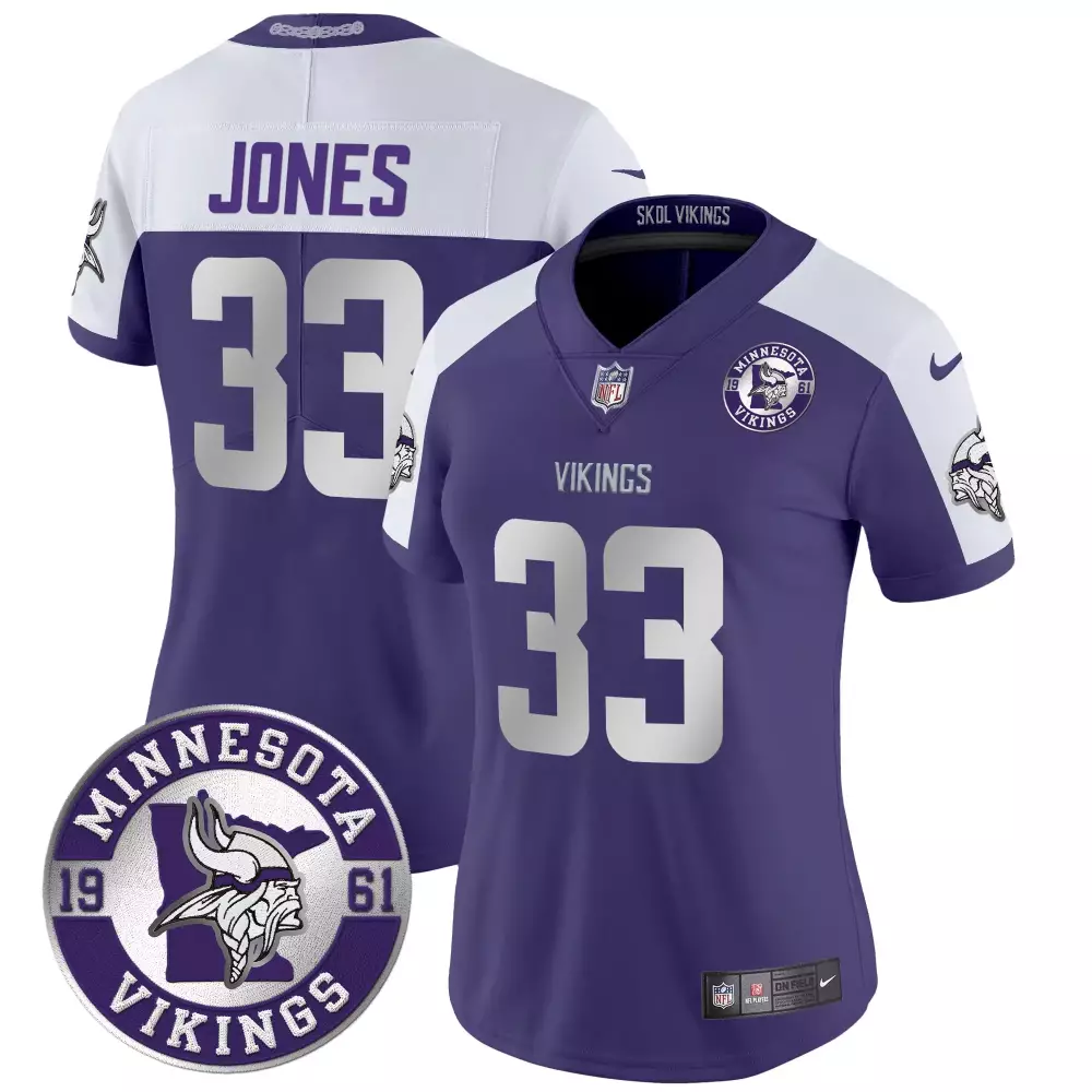 aaron jones purple alternate mens minnesota vikings kings of the north patch vapor limited jersey v2 all stitched