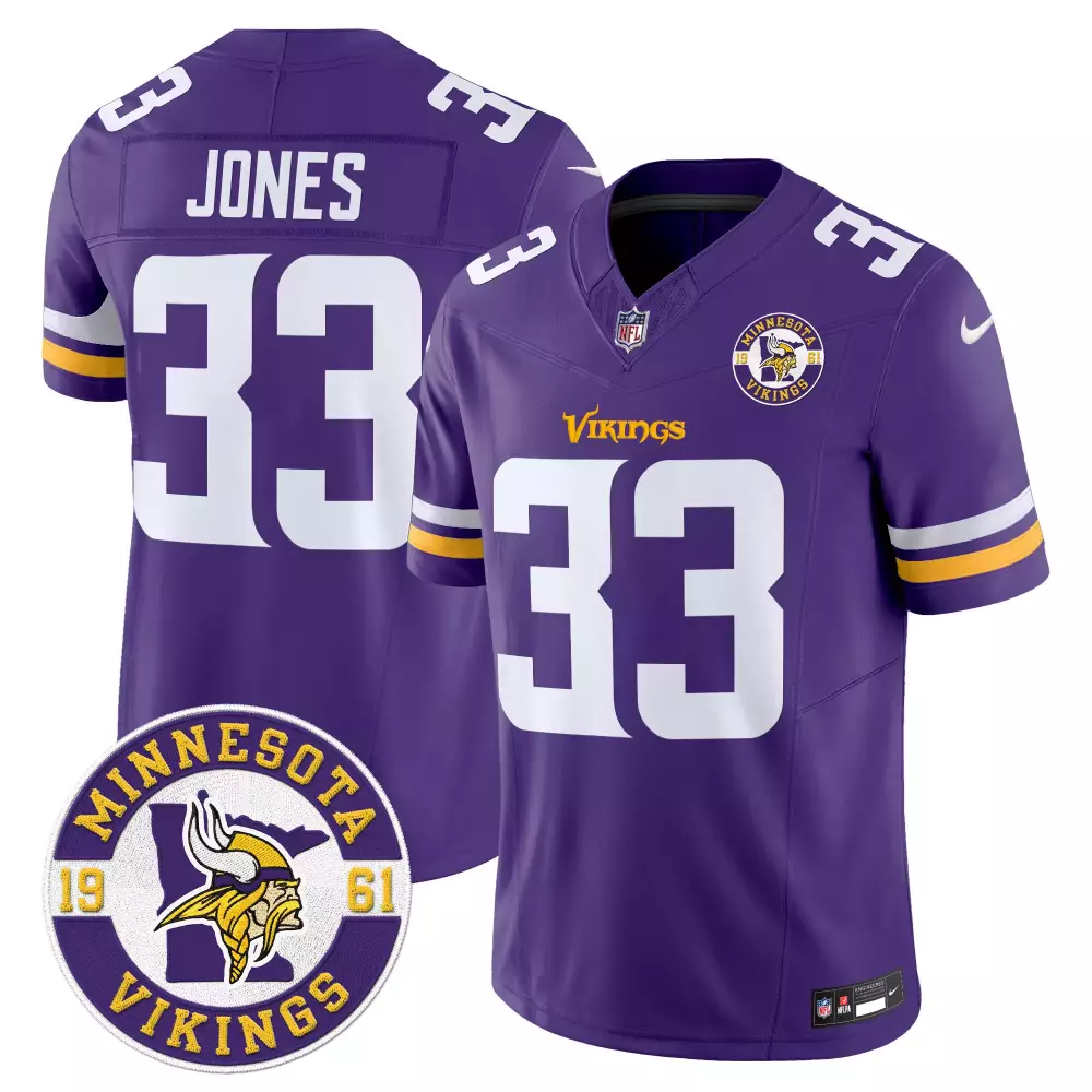 aaron jones purple alternate womens minnesota vikings kings of the north patch vapor limited jersey all stitched