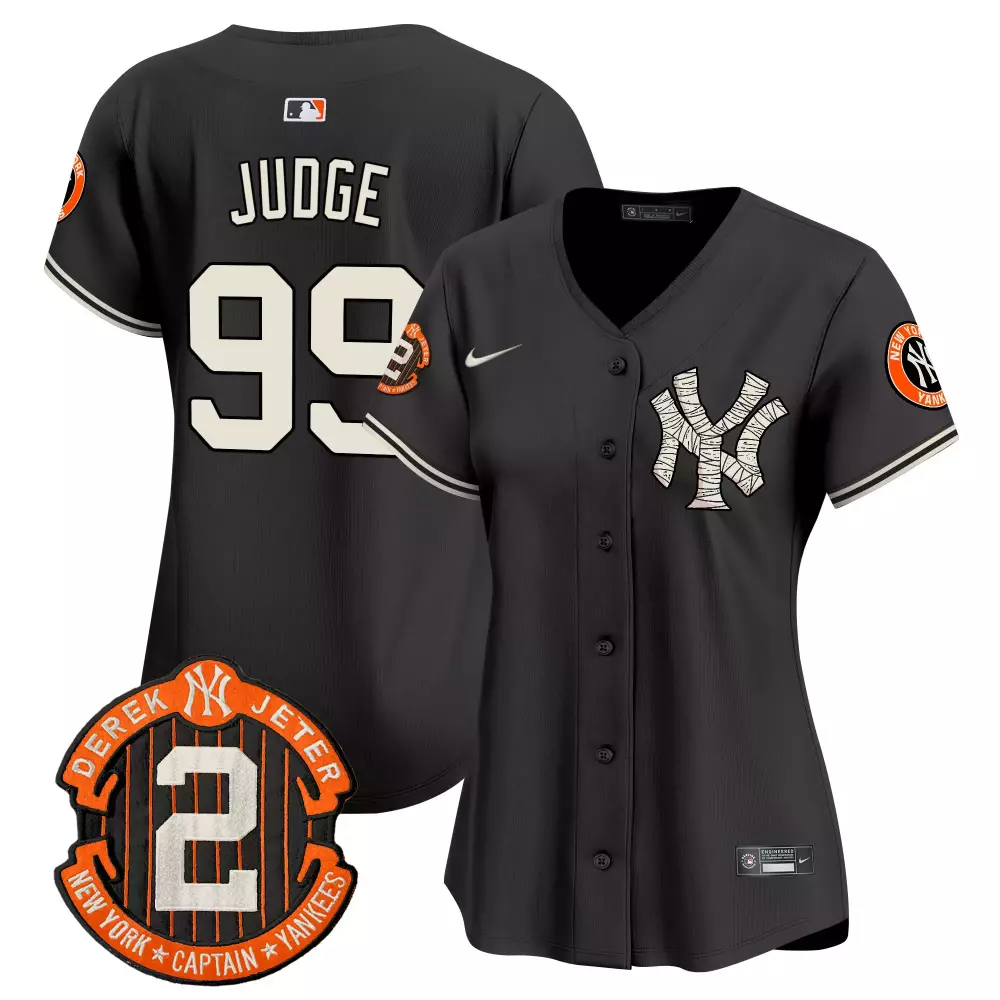 Aaron Judge Black Yankees Halloween Vapor Premier Jersey | Limited Edition | For Women, Men & Youth