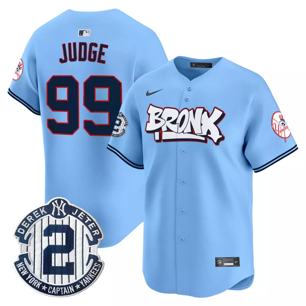 Aaron Judge Blue Unisex Yankees Bronx Graffiti Vapor Premier Jersey V4 | Limited Edition | For Men, Women & Youth
