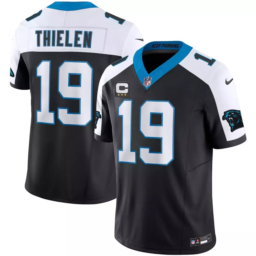 adam thielen black alternate mens carolina panthers vapor limited jersey all stitched