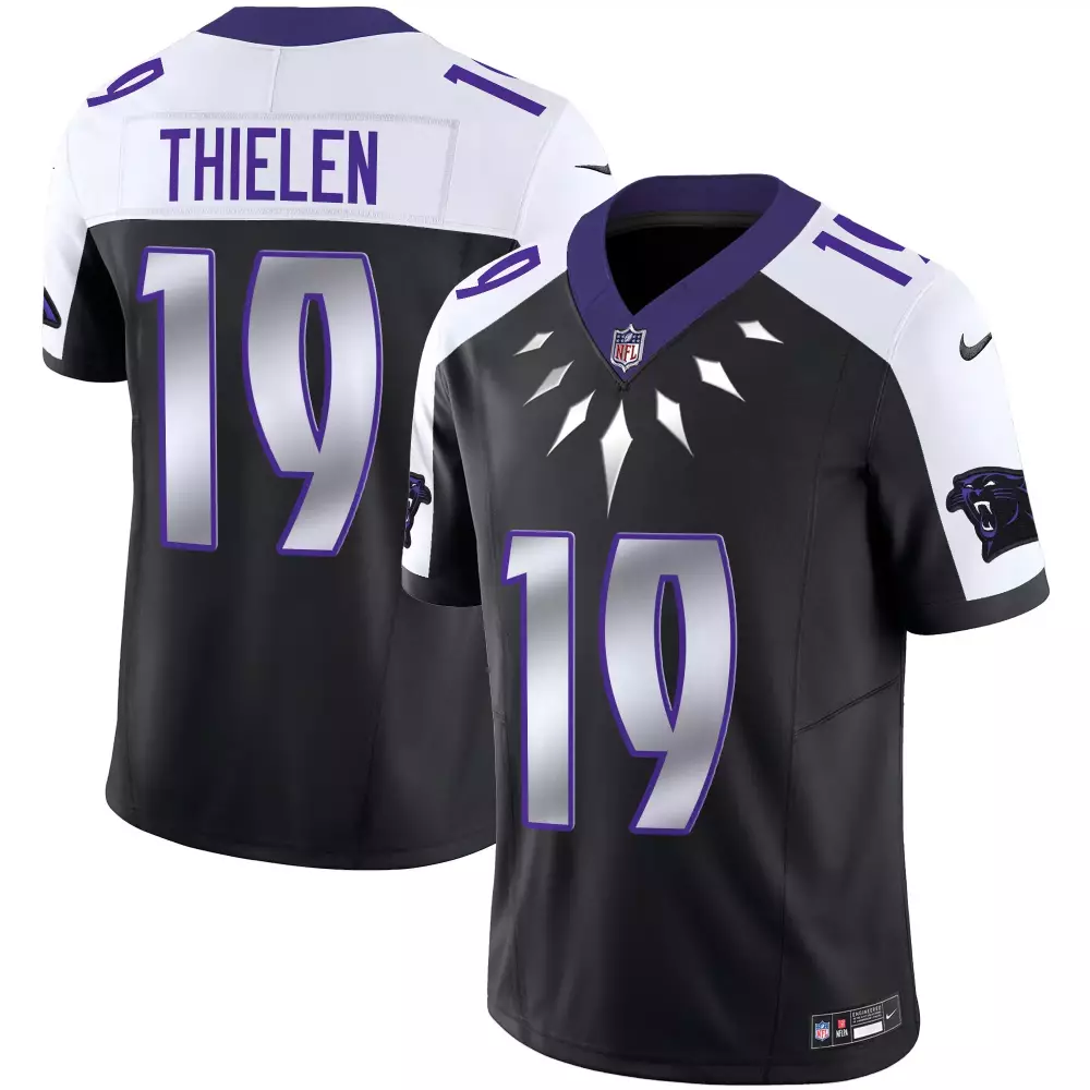 adam thielen black alternate mens carolina panthers vapor limited jersey all stitched