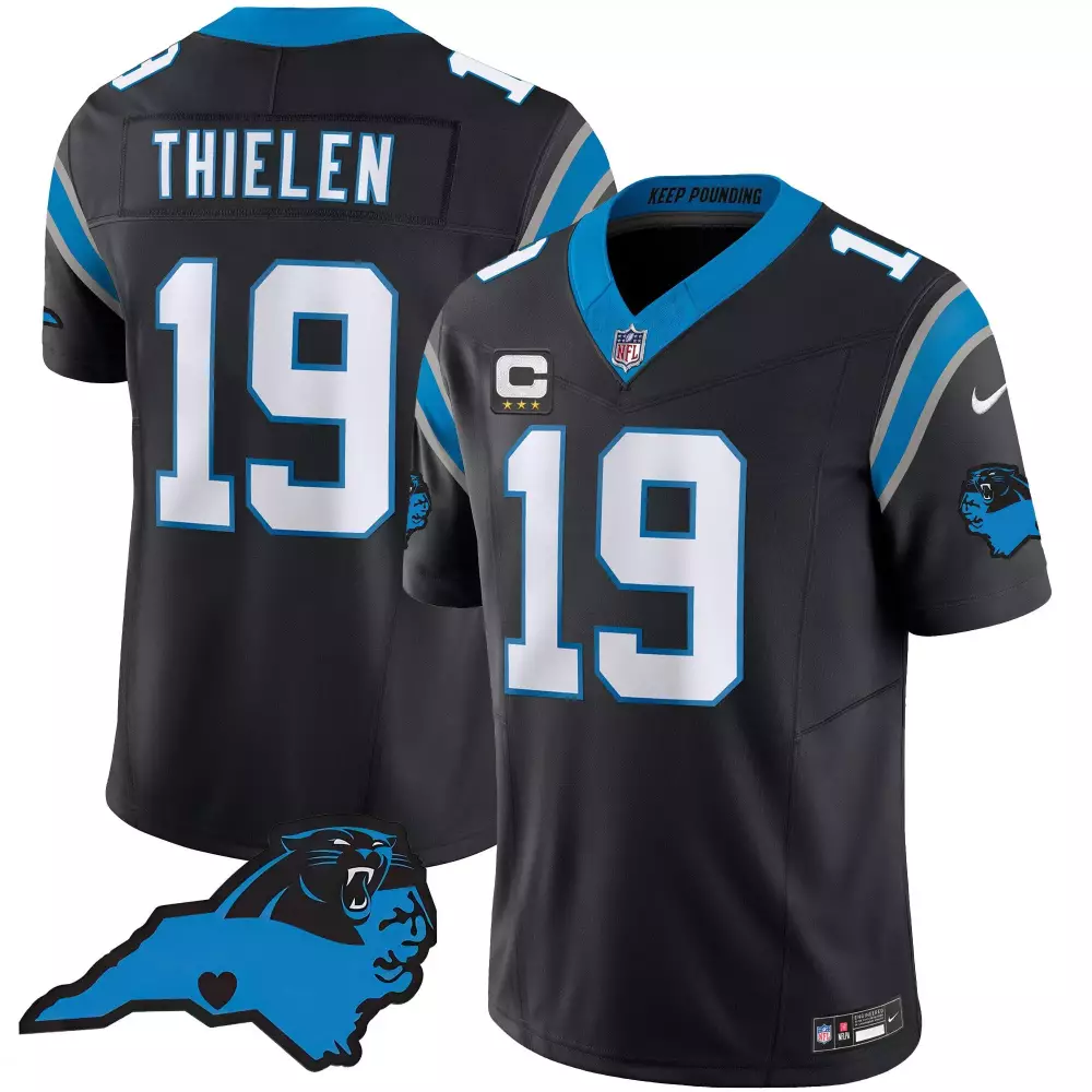 adam thielen black alternate mens carolina panthers vapor limited jersey all stitched