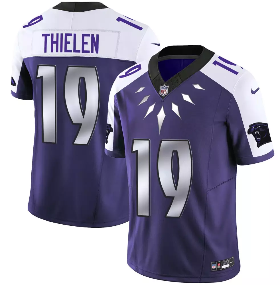 adam thielen purple alternate mens carolina panthers wakanda vapor limited jersey all stitched
