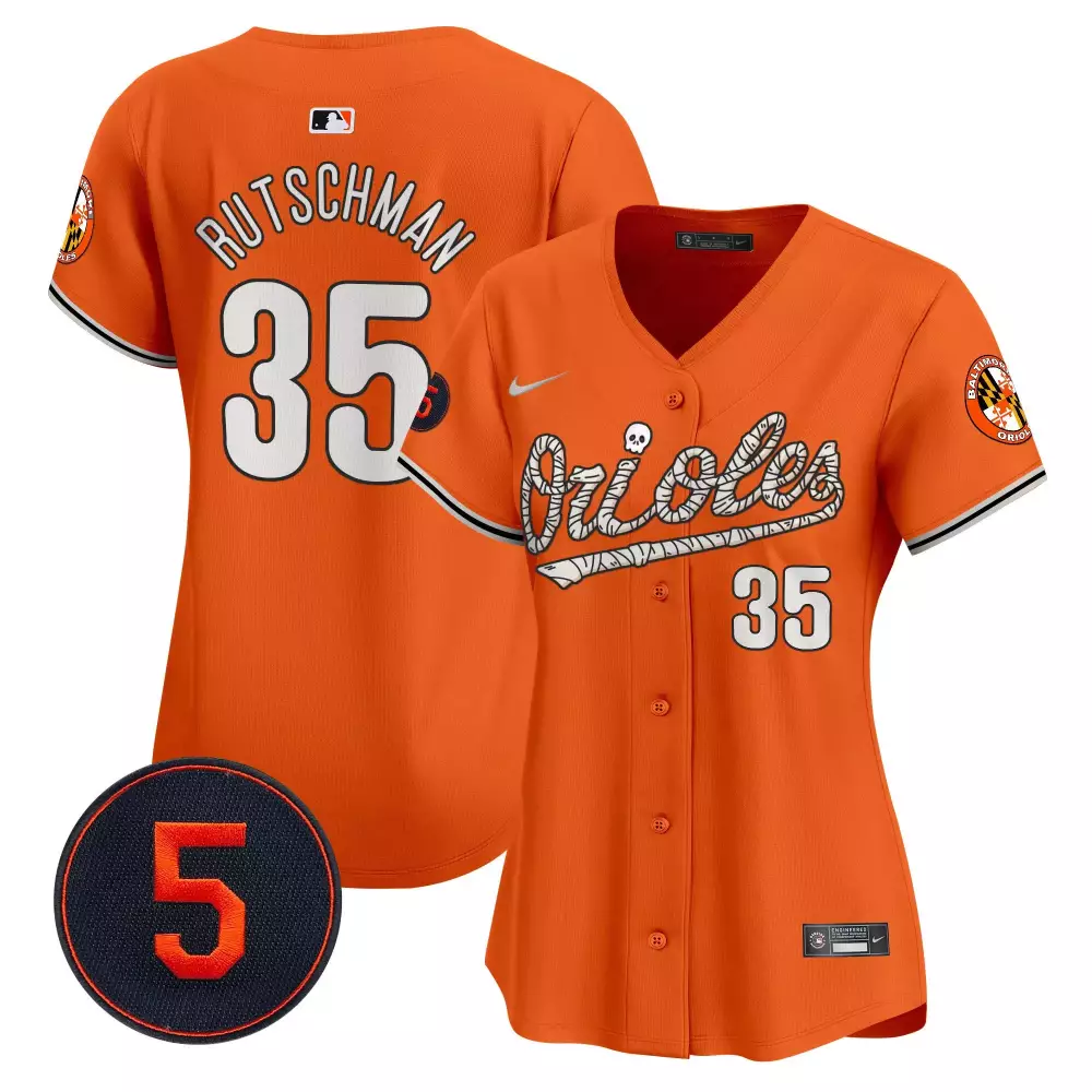 Adley Rutschman Baltimore Orioles Halloween Vapor Premier Limited Jersey | Stitched Design | Perfect Fan Gear for Women