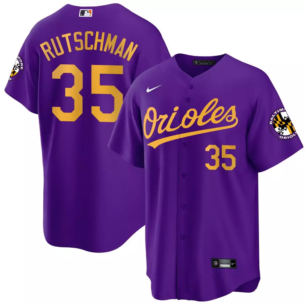 Adley Rutschman Baltimore Orioles 2023 Gold Cool Jersey | Stitched Design | Perfect Fan Gear for Men, Women & Youth