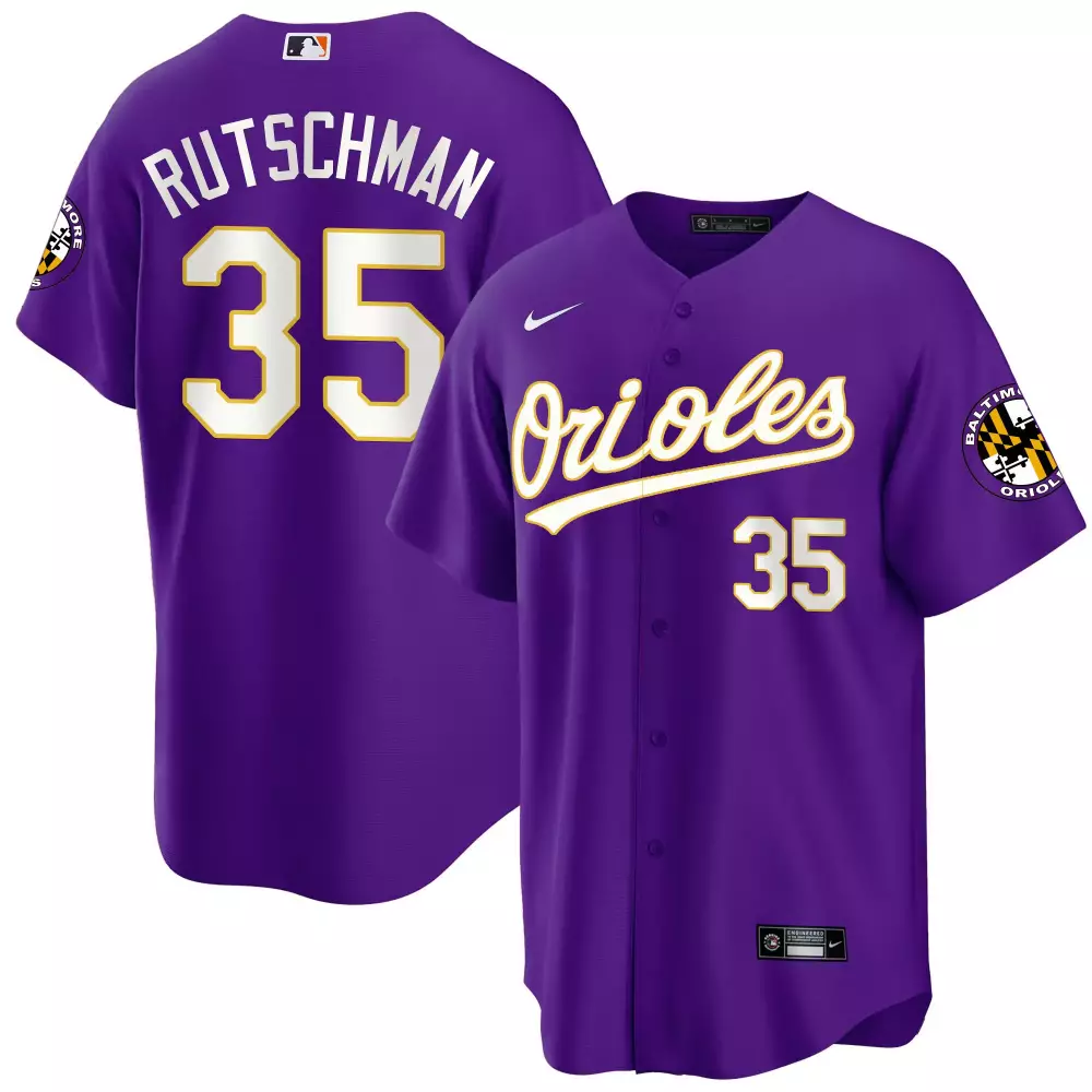 Adley Rutschman Baltimore Orioles 2023 Gold Cool Jersey | Stitched Design | Perfect Fan Gear for Men, Women & Youth