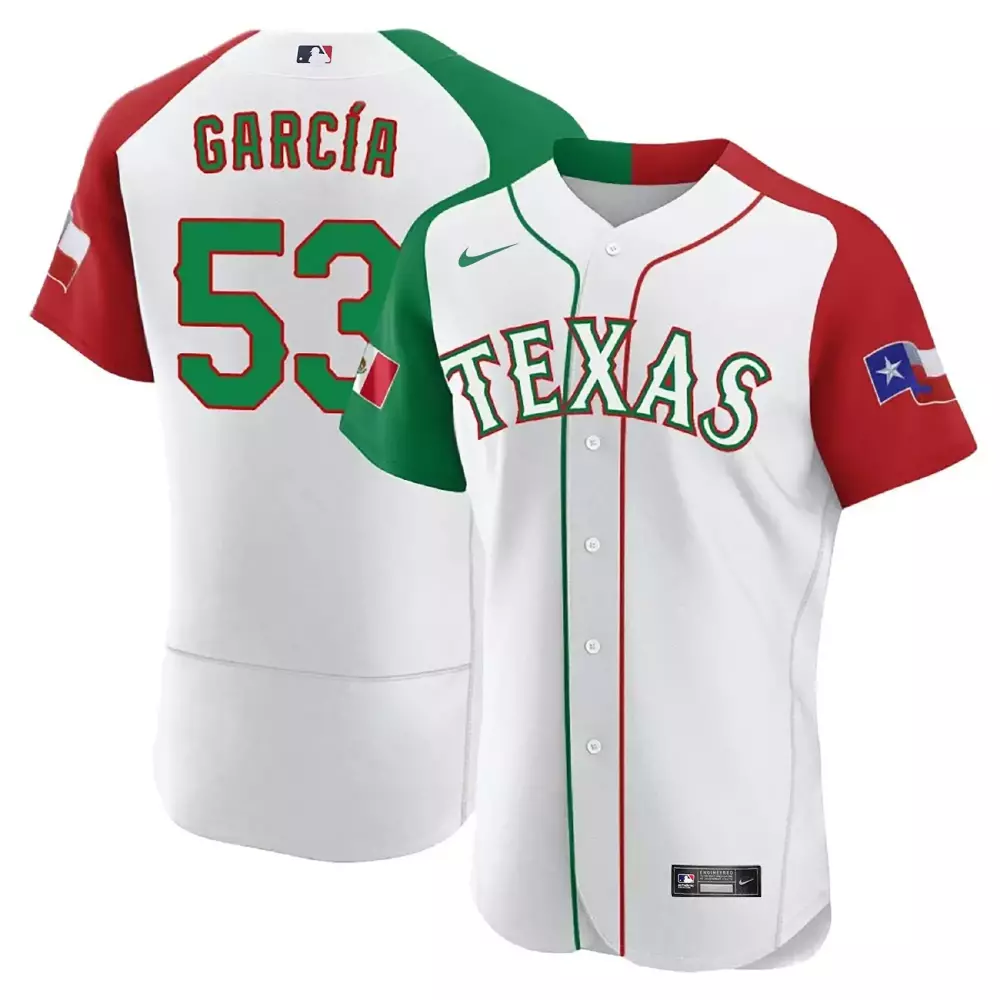 adolis garcia alternate mens texas rangers mexican cool base jersey v2 all stitched