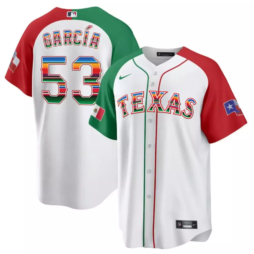 adolis garcia alternate mens texas rangers mexican cool base jersey v2 all stitched