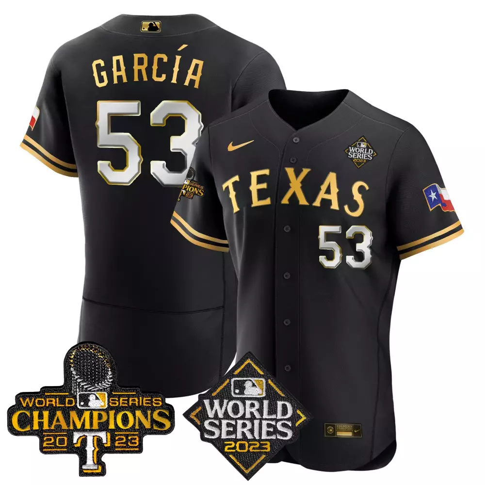 adolis garcia black gold womens texas rangers 2024 jackie robinson patch vapor premier limited jersey all stitched