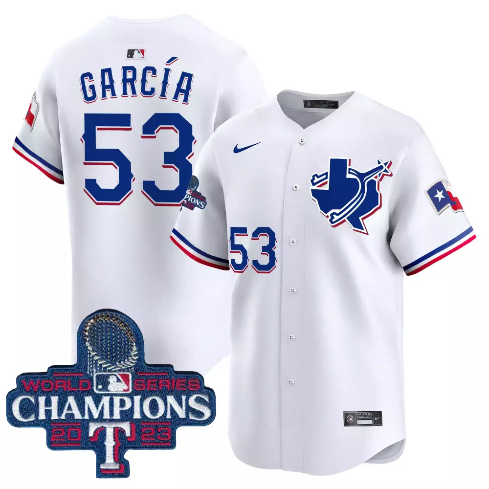 adolis garcia white mens texas rangers world series champions vapor premier limited jersey v3 all stitched