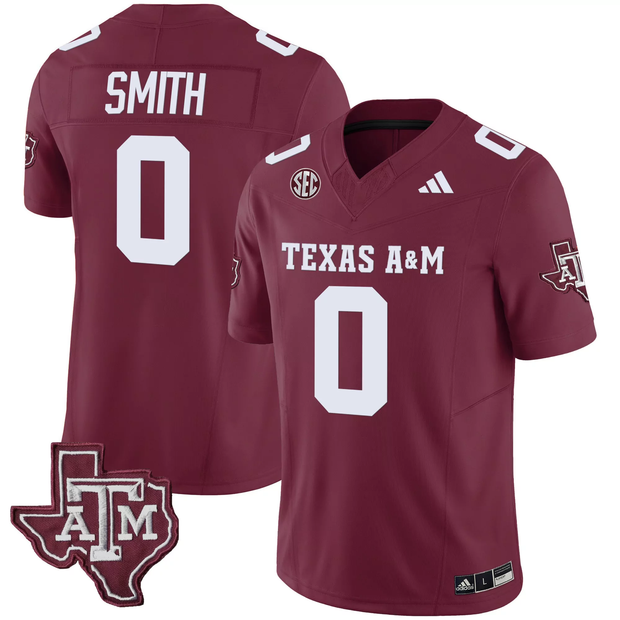 ainias smith maroon alternate mens texas am aggies vapor limited jersey v2 all stitched